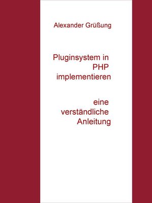 cover image of Pluginsystem in PHP implementieren